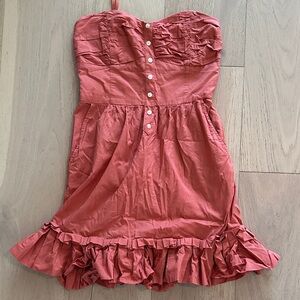 BCBGeneration Coral Strapless Dress